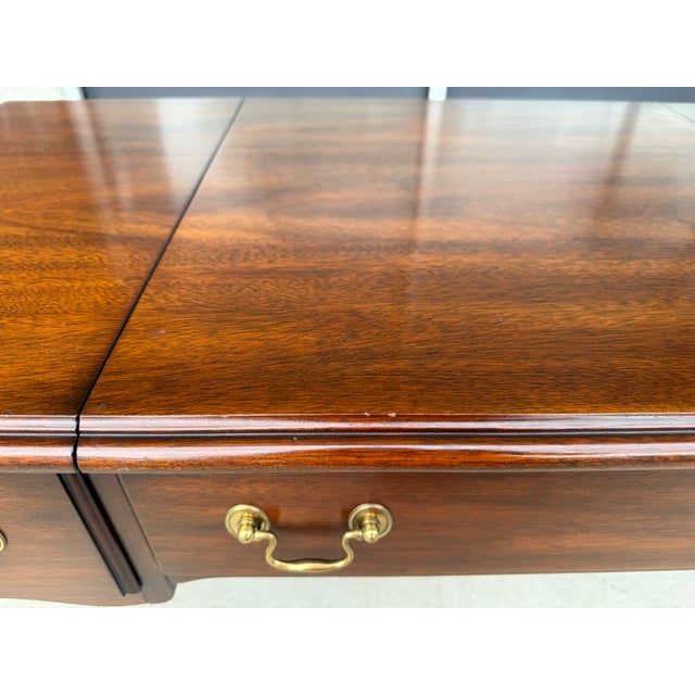 1980s Henkel Harris Solid Mahogany Vanity Model No. 2704 For Sale - Image 15 of 18
