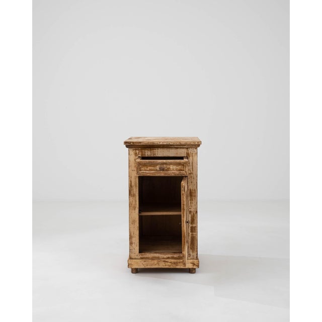 19th Century French Wood Patinated Bedside Table For Sale - Image 17 of 18