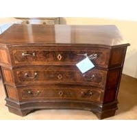 This 17th-century Italian commode is an exquisite example of Baroque design, characterized by its bold form, intricate...