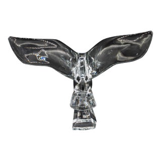 Late 20th Century Baccarat Crystal Imperator Eagle Designed by Jan Tesar For Sale