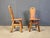 Brutalist Vintage Oak Brutalist Chairs, 1970s, Set of 4 For Sale - Image 3 of 12