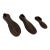 Early 20th Century Rustic Iron Shoemaker Cobbler's Molds, Set of 3 For Sale