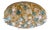 Lively Floreal Multicolor Murano Glass Gold Flush Mount by Simoeng for Simoeng For Sale