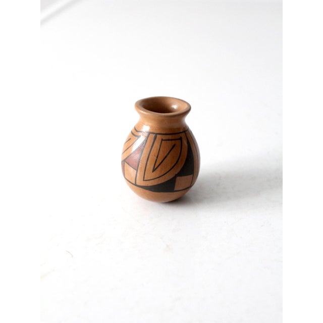Vintage Southwestern Pottery Mini Vase For Sale - Image 4 of 9