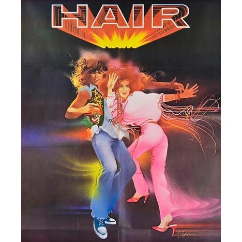 Hair Film Poster, USA, 1979 For Sale - Image 4 of 5