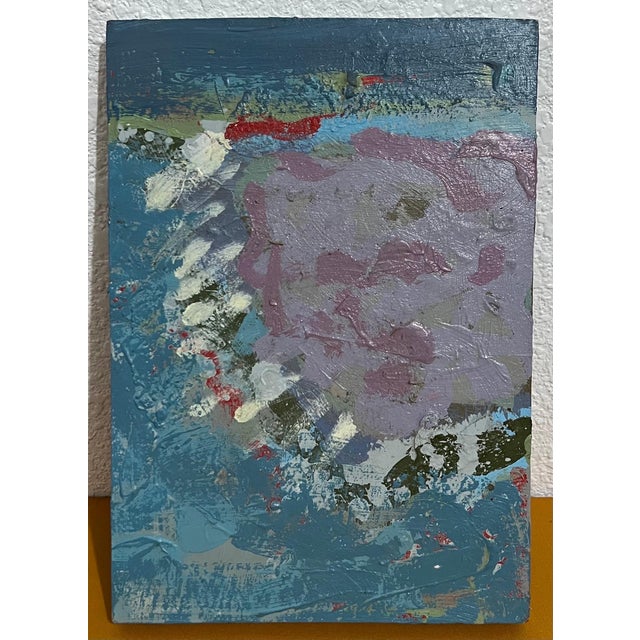 Edward Avedisian, Mod Abstract Expressionist Modernist Oil Painting Edward Avedisian Color Circles For Sale In Miami - Image 6 of 13