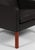 Scandinavian Wingback Chair in Teak and Leather attributed to Børge Mogensen for Fredericia For Sale - Image 6 of 9