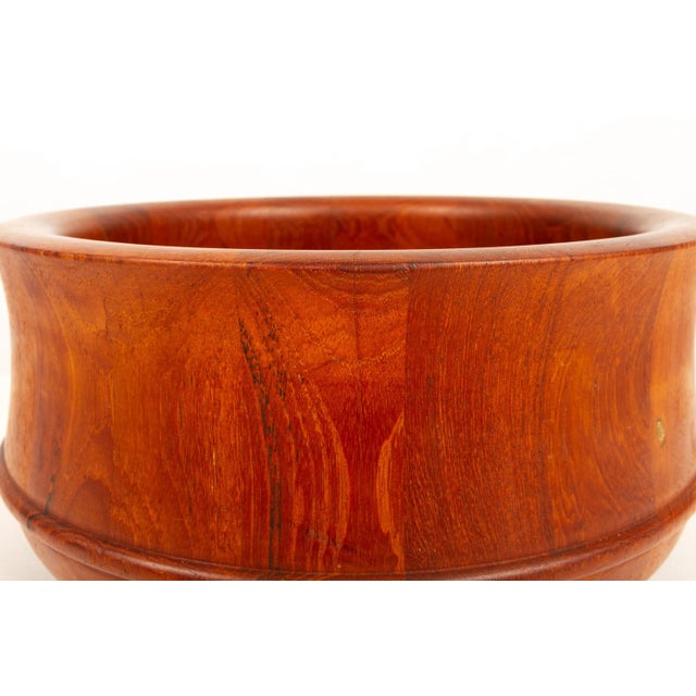 Mid-Century Modern Mid-Century Danish Teak Bowl by Richard Nissen for Nissen Denmark, 1960s For Sale - Image 3 of 8