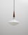 1950s 1950s Dutch Philips Wood and Opal Glass Pendant Lamp By Louis Kalff For Sale - Image 5 of 18