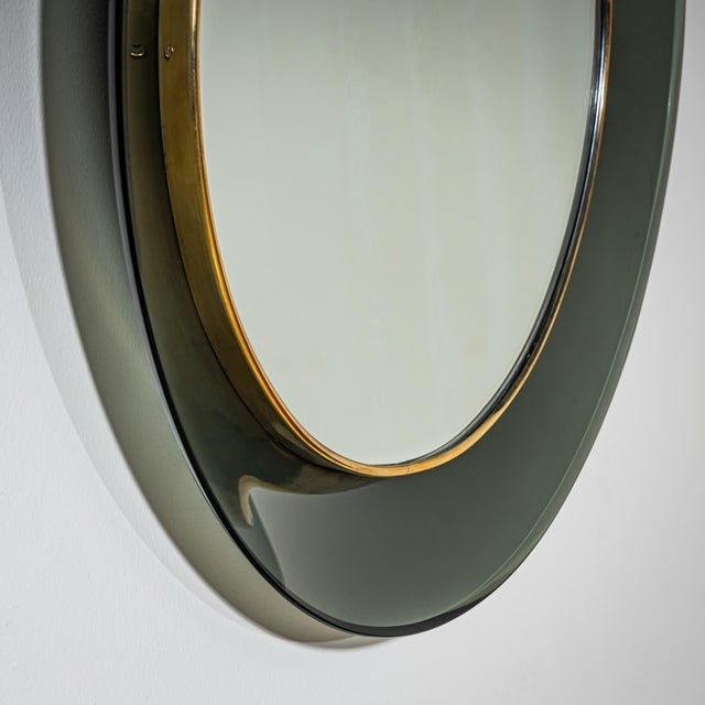 Fontana Arte Wall Mirror by Max Ingrand for Fontana Arte, Italy, 1960s For Sale - Image 4 of 9