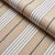 Schumacher Sample - Schumacher Audrey Stripe Fabric in Natural For Sale - Image 4 of 4