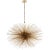 Strada Medium Oval Chandelier in Gild Designer: Kelly Wearstler Fixture Height: 26.5" Canopy: 4.75" Round Mounting: Chain...