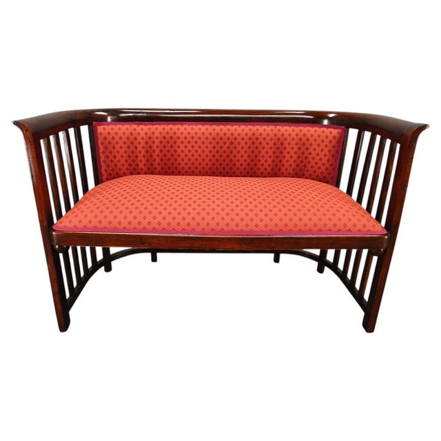 Vienna Secession Art Deco Beech Sofa by Josef Hoffmann, 1920s For Sale - Image 13 of 13