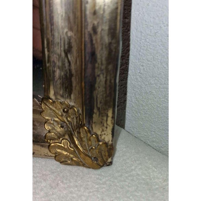 19th Century Pair of 19th Century Silvered Baroque Revival Mirrors For Sale - Image 5 of 11