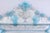 Aqua Mid-Century Octagonal Venetian Murano Glass Mirror, 1960 For Sale - Image 8 of 11