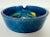 Vintage ashtray in signature Rimini Blue Glaze with leaf motif by Aldo Londi for Bitossi. Marked "Italy" on bottom....