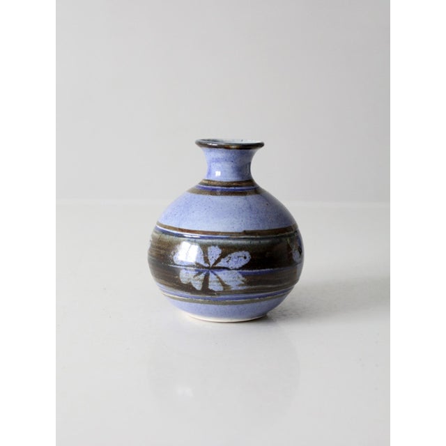 Vintage Handmade Studio Pottery Vase For Sale - Image 6 of 12