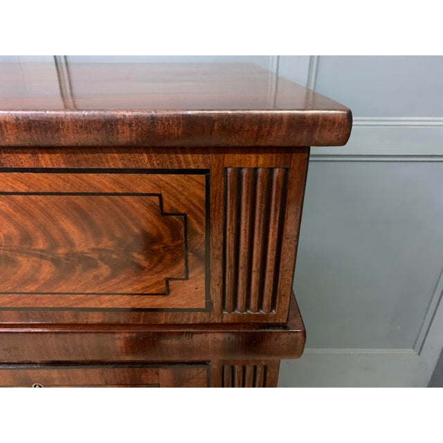 Wood Large Regency Inlaid Flame Mahogany Sideboard, 1810s For Sale - Image 7 of 18