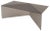 Bronze Satin Glass Poly Square Coffee Table by Sebastian Scherer For Sale