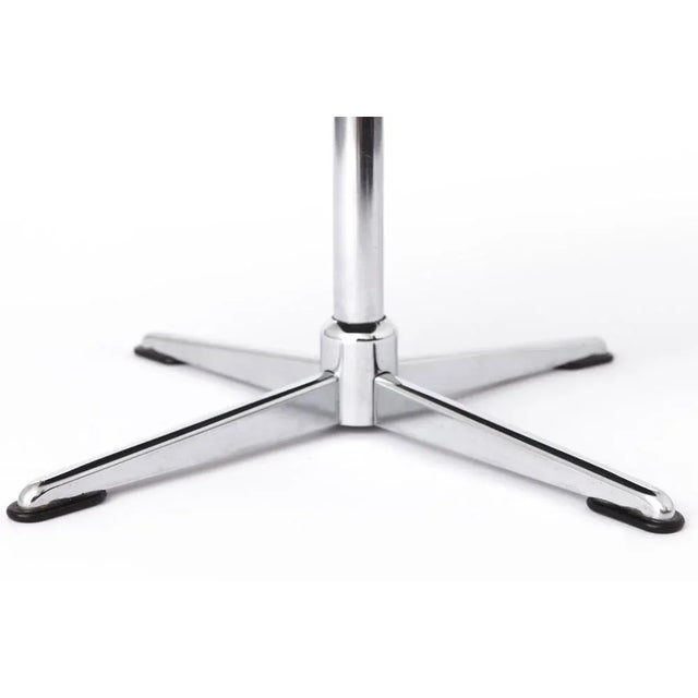 Metal Vintage Ottoman in Metal & Fabric, 1960s For Sale - Image 7 of 8