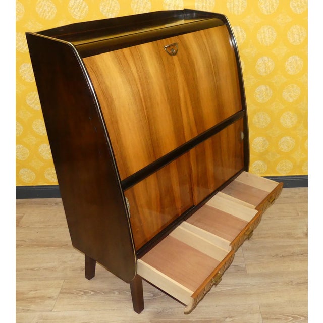 Secretary in Wood, 1960s For Sale - Image 11 of 18