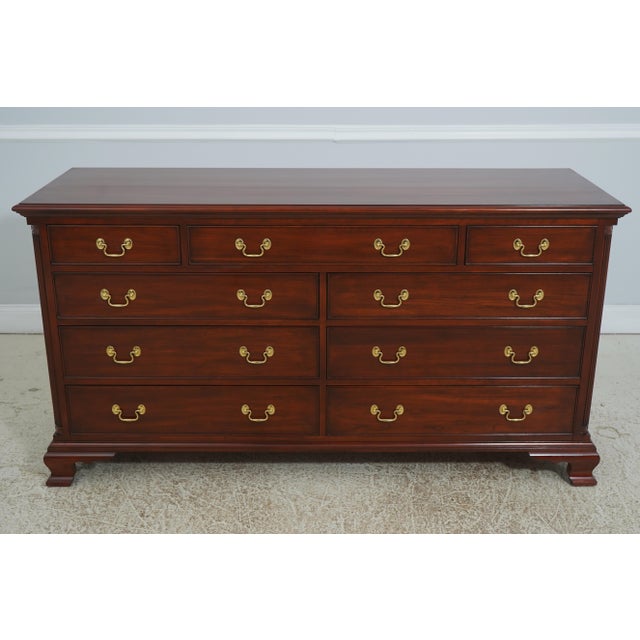 Age: C.1996 Details: Finish no.24 Model 166 Cherry Bracket Feet Dovetailed Drawer Construction High Quality Construction...