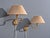 1970s 1970s Mid-Century Modern Raf, Articulating Wall Sconces, Brass, Gilt Metal For Sale - Image 5 of 17