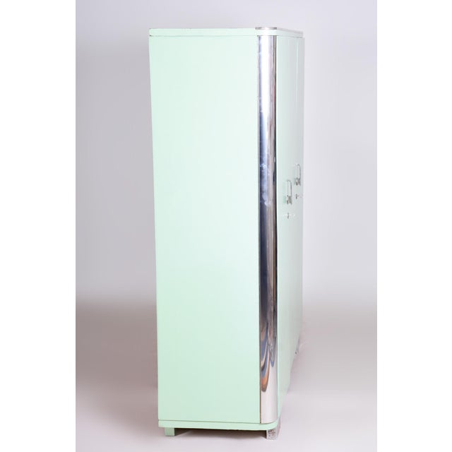 Paint Bauhaus Wardrobe by Vichr a Spol, 1930s For Sale - Image 7 of 18
