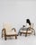 Pair of Faux Bamboo Reclining Armchairs With Bouclé Upholstery Cream Mid 20th Century For Sale - Image 16 of 16