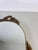 Italian Ornate Brass Framed Wall Mirror, 1960s For Sale - Image 6 of 8