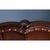 Brown Traditional Style Leather Arm Chair For Sale - Image 8 of 12