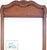 French Provincial Vintage French Provincial Carved Fruitwood Mirror by John Stuart for John Widdicomb For Sale - Image 3 of 16