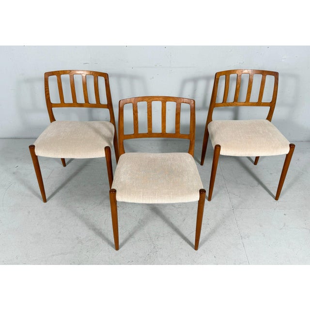 Vintage Dining Chairs in Teak by Niels Otto Møller for JL Møllers, 1970s, Set of 4 For Sale - Image 6 of 18