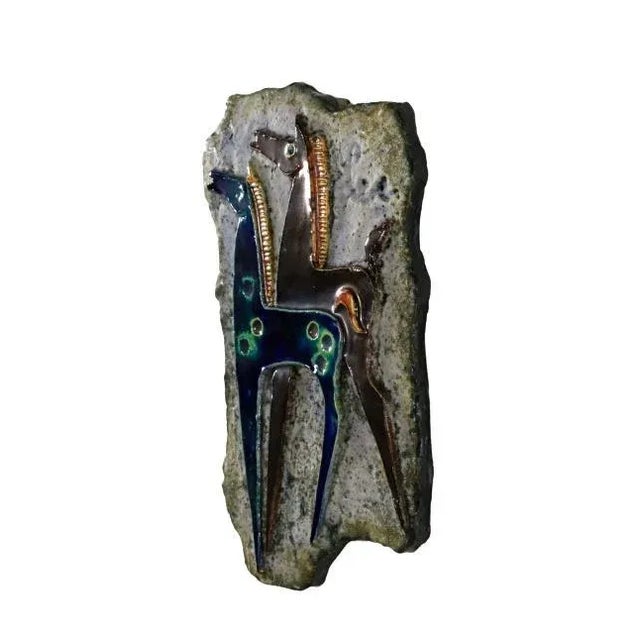 Wall Ceramic of Horses by Helmut Schäffenacker For Sale - Image 3 of 13