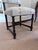 Antique Walnut Spindle Chair With Embroidered Back and Seat For Sale In Raleigh - Image 6 of 6