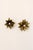 Metal Vintage Brass Wall Sconces with Floral Motif, France, 1960, Set of 2 For Sale - Image 7 of 9