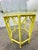 Mid 20th Century Vintage Kessler Industries Hollywood Regency Yellow Faux Bamboo Dining Table For Sale - Image 5 of 11