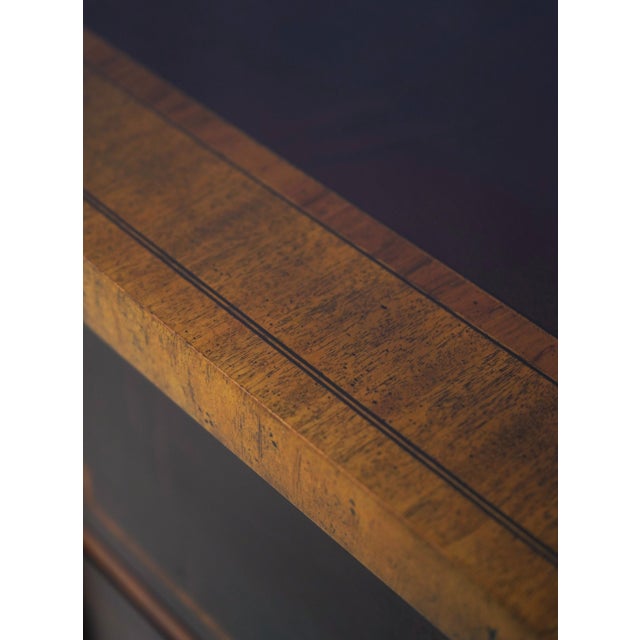 Maitland Smith Inlaid Mahogany Sheraton Sideboard For Sale - Image 11 of 18