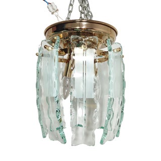 Crystal Ceiling Lamp, Spain, 1970s For Sale