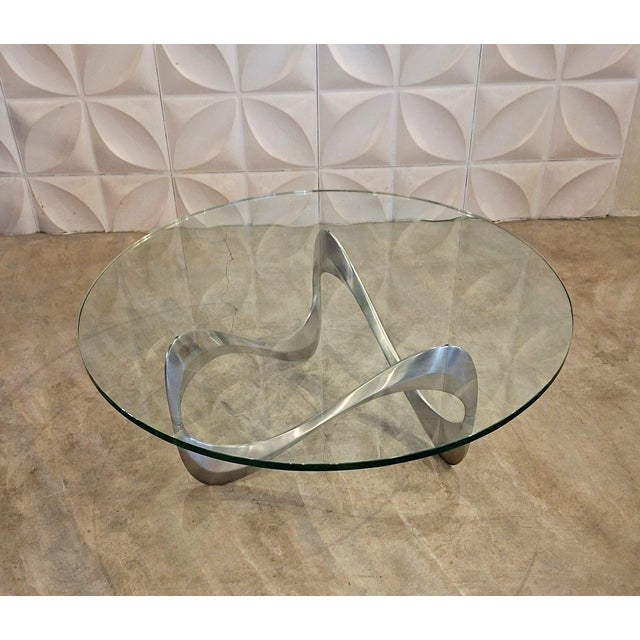 Mid-Century Modern Snake Coffee Table by Knut Hesterberg for Ronald Schmitt, 1970s For Sale - Image 3 of 6