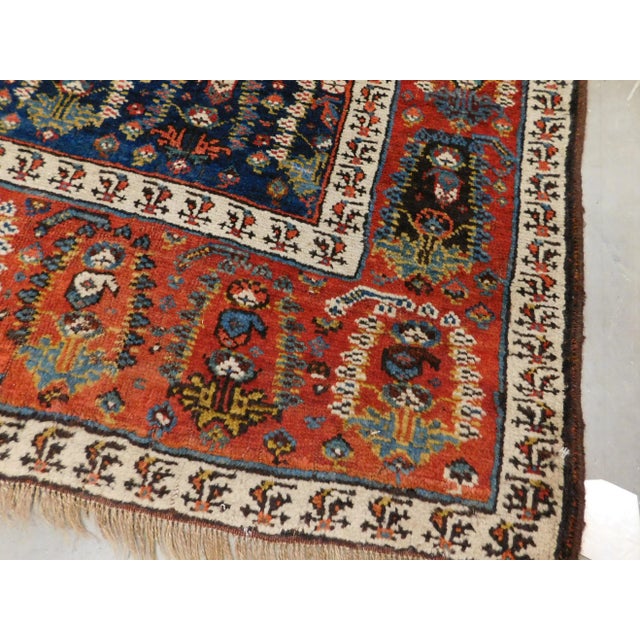 Persian Antique Handmade Persian Gallery Rug For Sale - Image 3 of 13