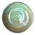 Late 20th Century Handcrafted Speckled Green Ceramic Bowl For Sale