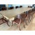 Mid-Century Modern Klismos Style Solid Walnut Dining Chairs -Set of 10 For Sale - Image 3 of 10