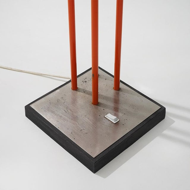 4-Light Floor Lamp in Glass and Metal from Reggiani, 1970s For Sale - Image 11 of 13