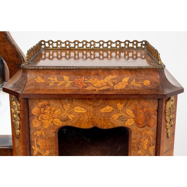 French Desk Happiness on the Day in Walnut, 1860s For Sale - Image 6 of 18