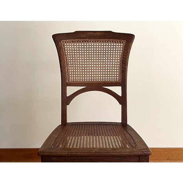 Empire Style Hand Caned Chair Chairish