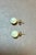 2020s 8 MM White Akoya Aaa Pearl Stud Earrings 14 K Yellow Gold For Sale - Image 5 of 8