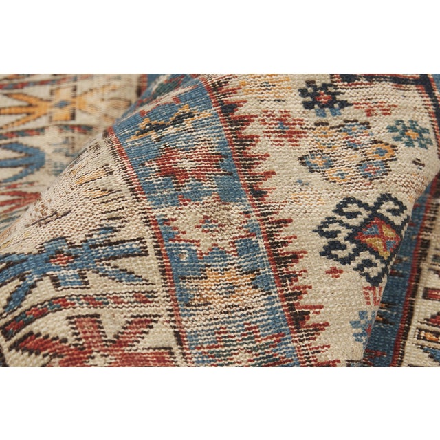 Late 19th Century Caucasian Shirvan Rug, 03'03 X 04'07 For Sale In Dallas - Image 6 of 10