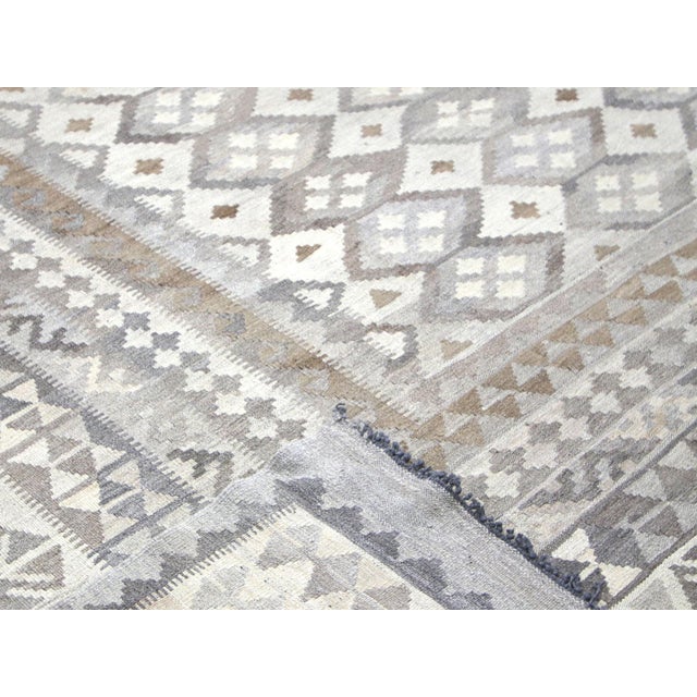 1960s Afghan Maimana Kilim For Sale - Image 4 of 6
