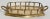 Vintage rectangular brass gallery tray with a faux bamboo rail and handles to each end. Perfect for keys, make-up, or any...